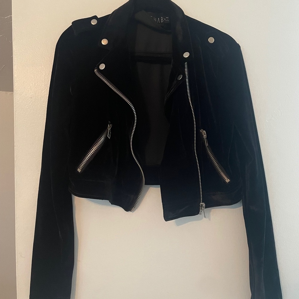 Women's Black Velvet Jacket
